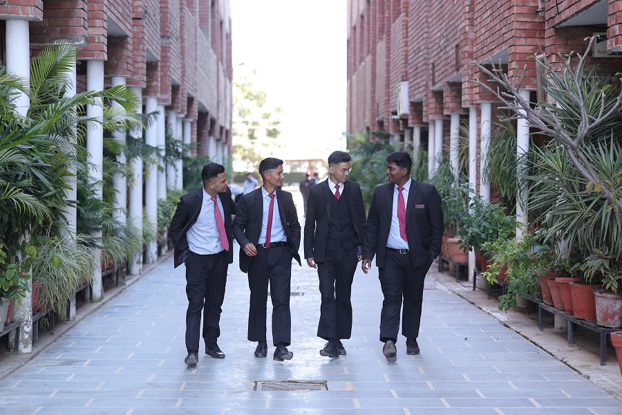 Kukreja Institute campus with students